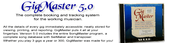shubb gigmaster software package